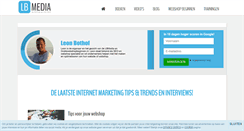 Desktop Screenshot of lbmedia.nl